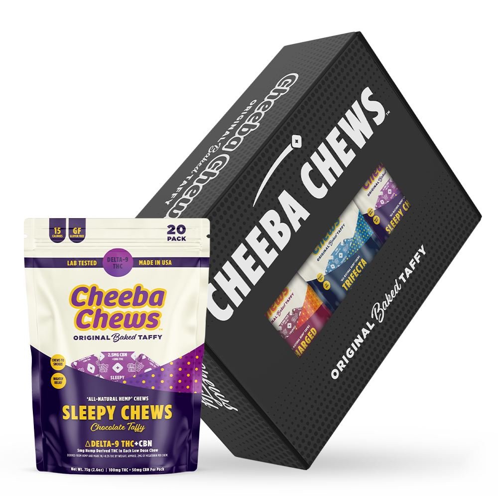 CASE - Cheeba Chews Sleepy (100mg Per Bag)