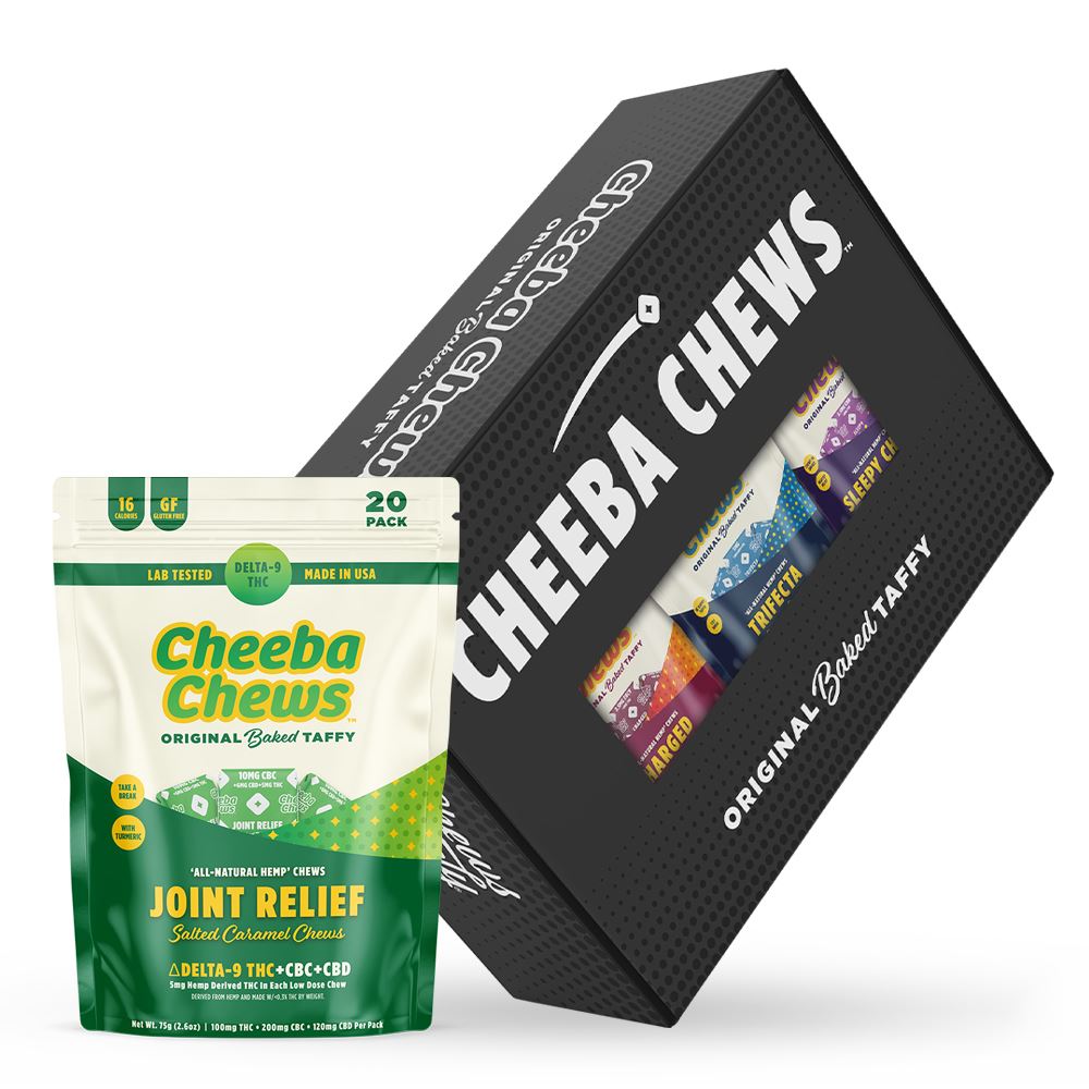 CASE - Cheeba Chews Joint Relief (100mg Per Bag)