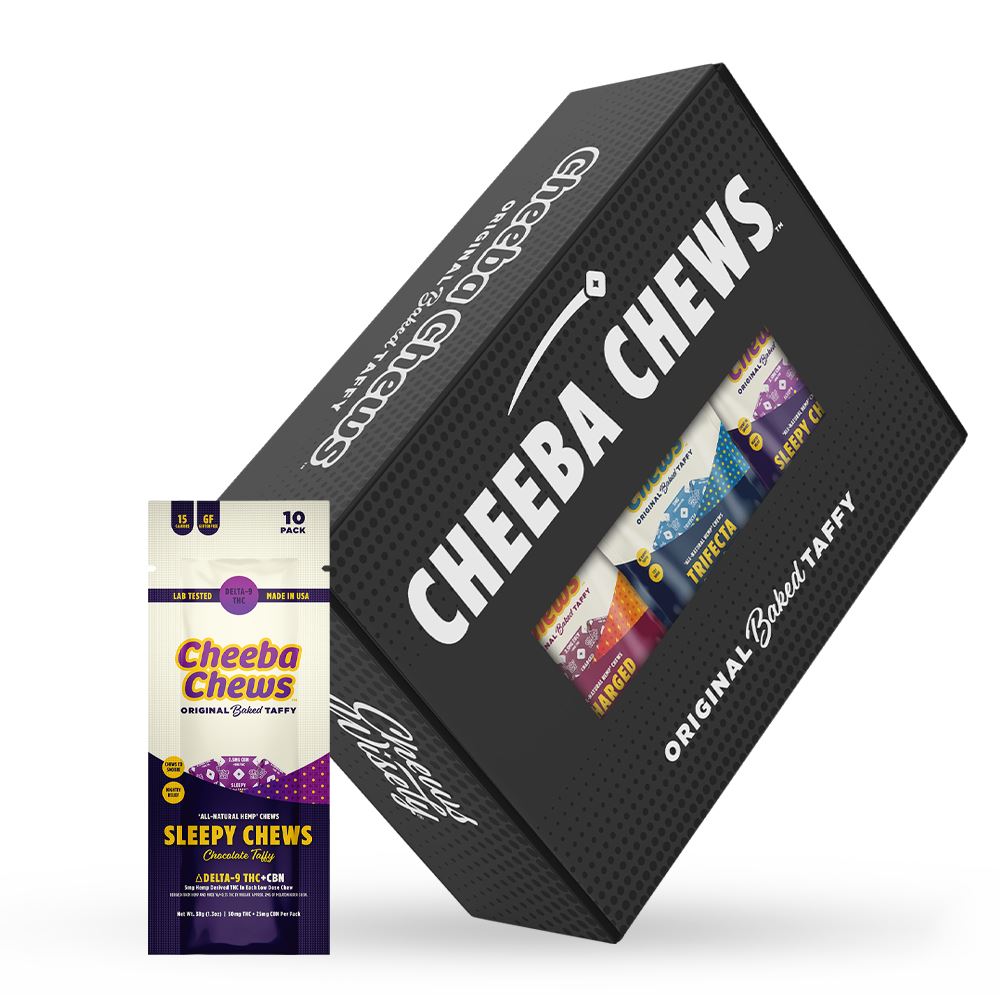 CASE - Cheeba Chew Sleepy (50mg Per Bag)