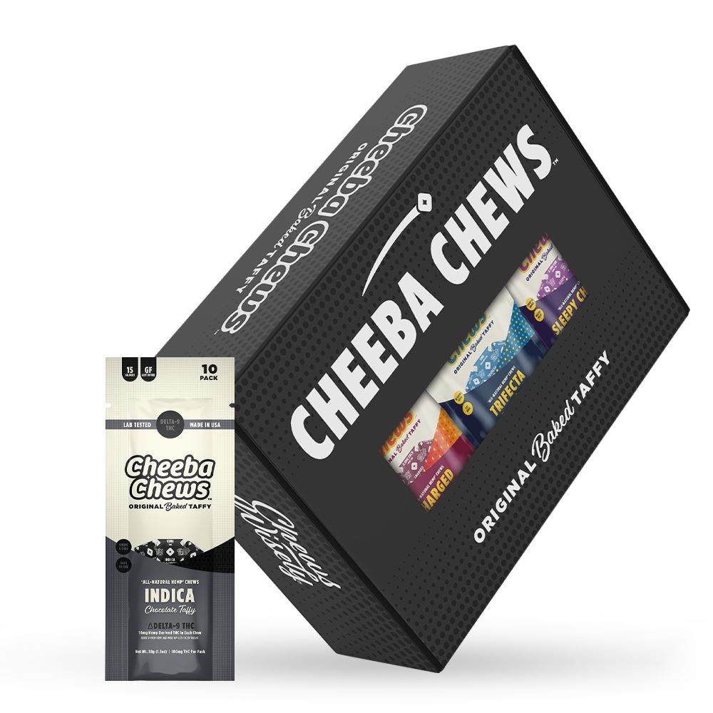 CASE - Cheeba Chews Indica (100mg Per Bag)