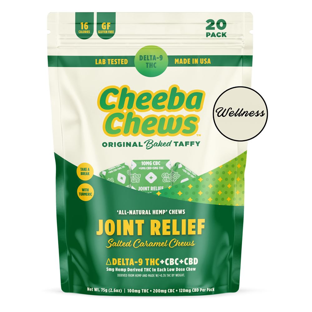 SINGLE - Cheeba Chews Joint Relief (100mg Per Bag)